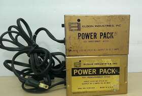 3310 Eldon Vintage 2 - Ho 1/32 Scale Slot Car Transformer Power Pack Working