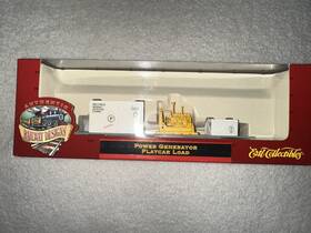 4055 Ertl The Company Inc. Power Generator Flatcar Load No Ho 1/87