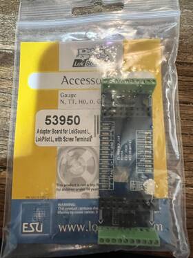 53950 Esu New Loksound And Lokpilot L Adapter Board