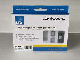 58449 Esu Loksound 5 Dcc/mm/sx/m4 21 Pin Inch Mkl Sound Decoder With Speaker
