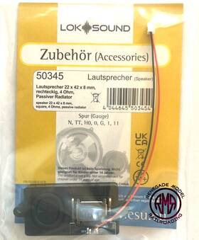 50345 Esu Loksound Speaker 22 X 42mm 4 Ohm Sound Chamber / Baffle