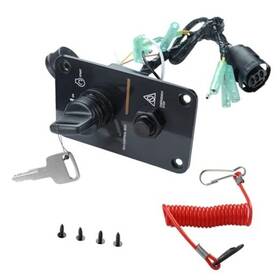 888225068 Feisoo 12v Main Switch Panel Single Engine Key Assembly Compatible With