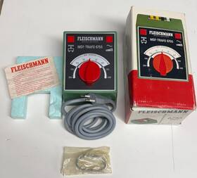 6755 Fleischmann Msf Trafo 220v Transformer Complete With Wires - Mib