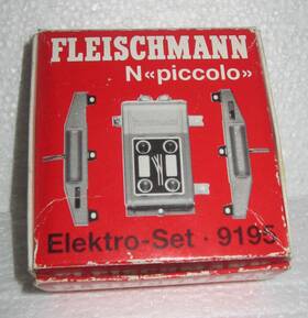 6920 Fleischmann 9195 N Piccolo Elektro Set Electric Turn Out Switches Nos Nib