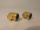 X1876 Flyer 4637 American 1 Gauge Standard Headlight Type Shasta Pair