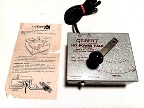 Ho650 Gilbert Power Pack Transformer With Instruction Sheet. Vintage. Tested Fine