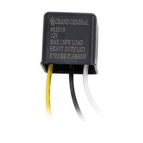 3wires Grand General 83019 Flasher Converter Box Strobe 3 Pulse Flash 12v/30a 1 Pack