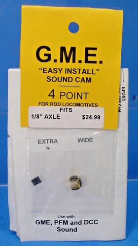 On30 Grizzly Mountain Engineering 1/8/4-xw G.m.e. Sound Cam 1/8 Inch Axle 4 Point Steam Loco Pfm Pbl Dcc Ho Hon3 Sn3 On3 B