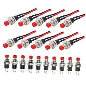 T342 Gtiwung 20pcs 1a 250v Ac 2pins Spst Momentary Mini Push Button Switch Normal