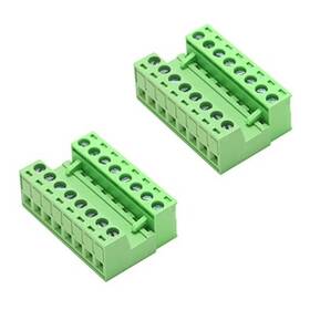 Jt361-365 Jienk 2pcs 8-pin 300v 10a 5.08mm Pitch Pcb Mount Screw Terminal Block 5.08mm-8-pin