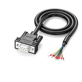 Juxin 731433618479 Db9 Connector Rs232 Serial Cable Female To Bare Wire D 9pin 5ft
