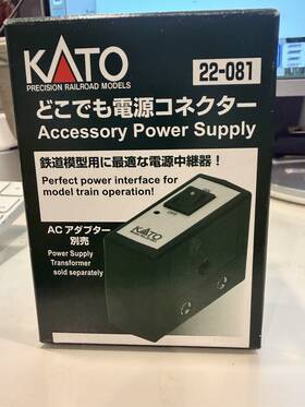 22-081 Kato Accessory Power Supply Black Plastic Model Train
