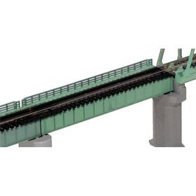 Kat20-459 Kato N Scale Unitrack Straight Plate Girder Bridge - Light Green