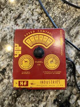 115-120 Kf Industries Model 175 Volts 60 Cycles Ac Dc Tested And Aladdin