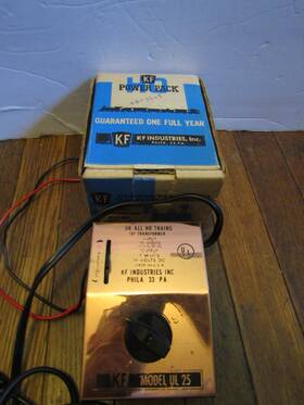 Ul25a595 Kf Industries Vintage Ho Gauge Powerpack- Model 600 Ma With Box