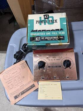 Ul-85 Kf Model Industries Ul 85 Dual Train Control Power Pack Original Box Tested
