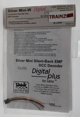 10310.1 Lenz Elektronik Gmbh Silver Mini-w Locomotive Decoder With Wire Harness