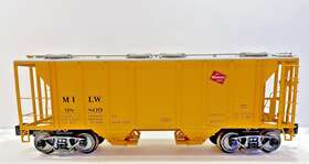 6-52401 Lionel 023922524010 Mlrc Milwaukee Road Yellow Ps-2 2-bay Hopper #98809 Nib