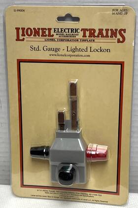11-99004 Lionel Electric Trains Standard Gauge Lighted Lock-on - New