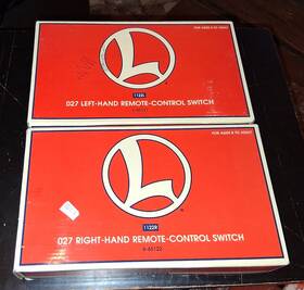1122l Lionel 1122r Pair 2 027 Remote Control Switches Left Right