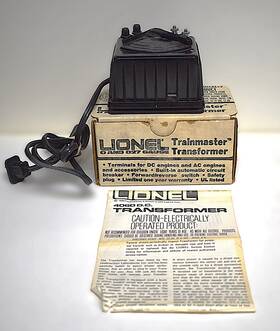 6-4060 Lionel 6-6040 And 027 #6-4060 D.c. Trainmaster Transformer With Factory Box Tested