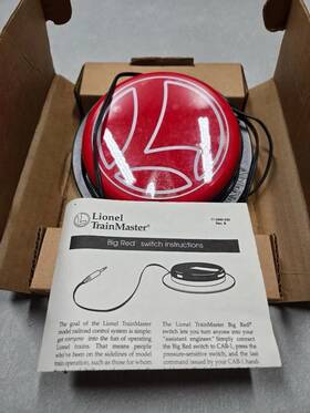 379-0956 Lionel 612/379-0956 Train Big Red Switch In Box With Cable And Instructions Ablenet Built