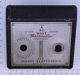 A-90-2 Lionel Type A Trainmaster 90 Watt Transformer Case With Metal Nameplate
