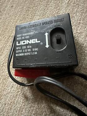 Gs168 Lionel Model Train Power Supply Vintage 1980 S
