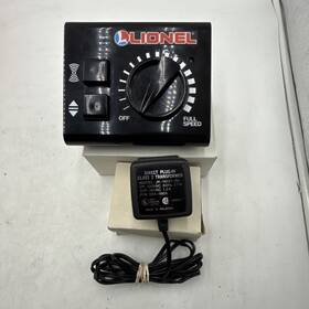 Jk-16121-sa Lionel O Gauge Black Speed Controller And Direct Plug In Transformer