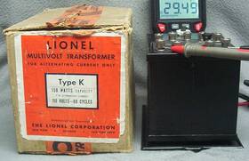 K-150 Lionel #k 150-watt Reconditioned-transformer Without B-cleaned-serviced-tested Ln Cd