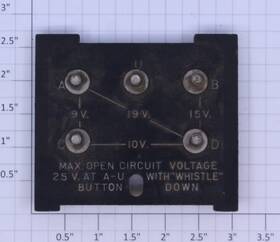 Rw-10 Lionel Replacement Type Inch Rw Transformer Terminal Plate Assembly With Wire