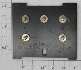 Rw-10x Lionel Rw Rwm And Rw250 Transformer Terminal Plate Assembly