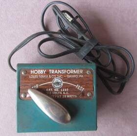 1237 Louis Marx & Co Vintage And Hobby Transformer No 60 Hz 115 Volts 20 W