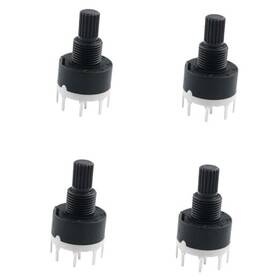 69481-tbsr-4 Lq Industrial 4pcs Rs16 16mm 2 Pole 3 Position Rotary Switch Suitable For