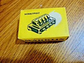 7071 M Rklin Marklin Ho 475/6 Control Panel / Mounting Screws New In Box 1957