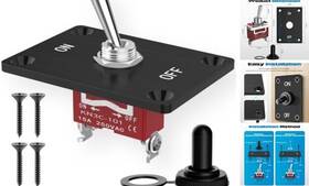 Mpts2p-of-1 Malictele Toggle Switch 12v 30a Heavy Duty On/off 2pin Spst Waterproof