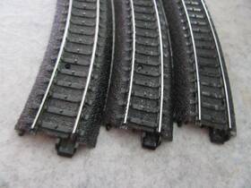 29130 Marklin Ho - Black Train Yard Track Set Of 3