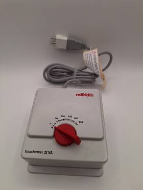 66471 Marklin 6647 M Rklin Transformer 230 Volt 32 Va With American Outlet Adapter Tested