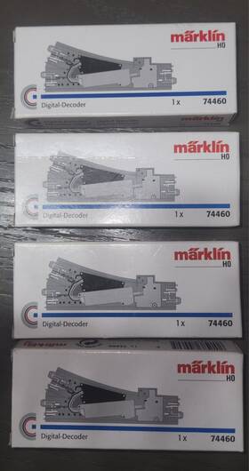 74460 Marklin Four 4 Ho Track Digital Install Decoder
