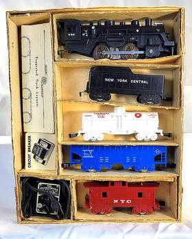 4277 Marx #4277 Train Set With Transformer And Circuit Breaker Super Clean