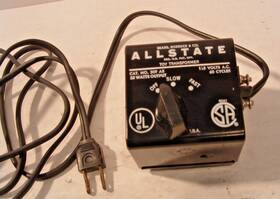 309-as Marx - Sears Roebuck Scarce Allstate #309 As 25w Toy Transformer Tested Ln