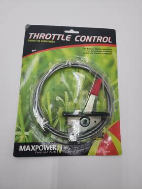 Maxpower 339162 Between Handle Throttle Control Silver