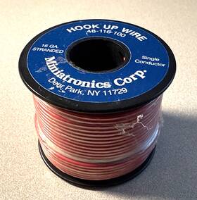48-116-100 Miniatronics Hook Up Wire 16 Gauge Stranded Single Conductor 100ft