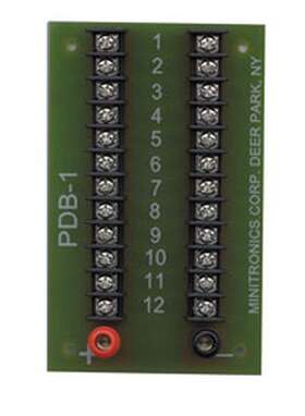 Pdb1 Miniatronics - 12-position Prewired Power Distribution Block Rated At 15 Amps