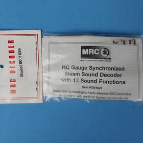 0001629 Mrc Ho Gauge Steam Sound Decoder New In Package