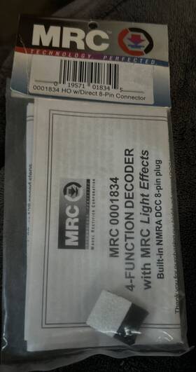 0001834 Mrc 4 Function Decoder With Light Effects