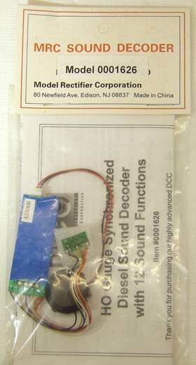 Mrc 019571016266 For Ho Scale - Diesel Sound Decoder 1626