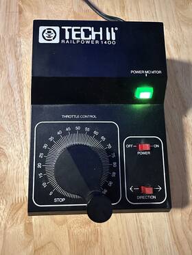 1400model Mrc Tech Ii Rail Power 1400 Model Train Transformer Supply By Tested