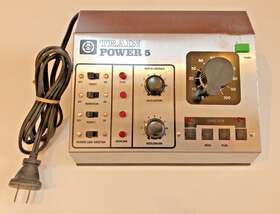 Aa-241 Mrc Train Power 5 Transformer Ho/n Scale Multi-function Controller Tested. Nice