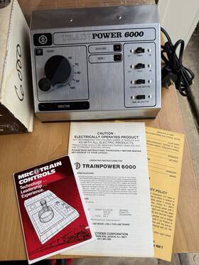 Aa220 Mrc Lgb G Ho N Scale Train Power 6000 Transformer With Reverse Loop Output Ln/ob